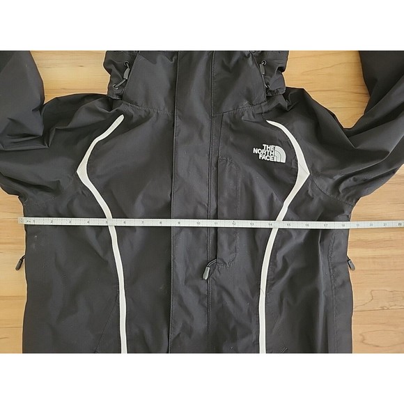 The North Face Jacket Women's XS Black White HyVent Hooded Jacket Coat - Picture 15 of 16